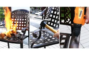 Bàn Ghế Sân Vườn Có Bếp Nướng LN-HCN-D205