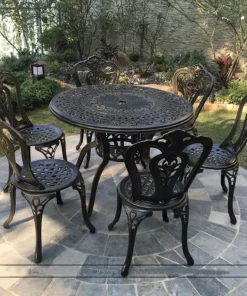 Bàn Ghế Sân Vườn BA-D100-6GN