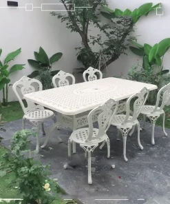 Bàn Ghế Nhôm Đúc Ngoài Trời BA-NĐ150