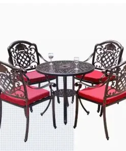 Bàn Ghế Sân Vườn Ngoài Trời D78