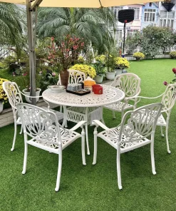 Bộ Bàn Ghế Nhôm Đúc D90-GHS