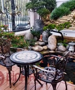 Bàn Ghế Ban Công Mặt Đá-BA-MĐ60