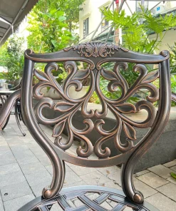 Bàn Ghế Ban Công Mặt Đá BA D60 – GLCT