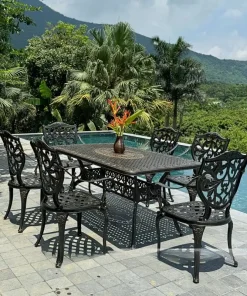 Bàn Ghế Sân Vườn Ngoài Trời D175 – 6GLCT