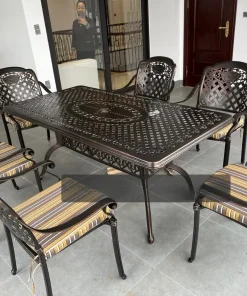 Bàn Ghế Nhôm Đúc Ngoài Trời BA-D150