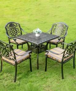 Bàn Ghế Sân Vườn Nhôm Đúc D90-HV