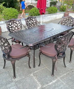 Bàn Ghế Sân Vườn Ngoài Trời D175 – 6GLCT