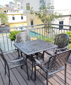 Bàn Ghế Sân Vườn Nhôm Đúc D90-HV