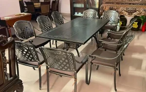 Bàn Ghế Sân Vườn Có Bếp Nướng LN-HCN-D205