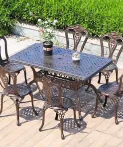 Bàn Ghế Nhôm Đúc Ngoài Trời BA-NĐ150