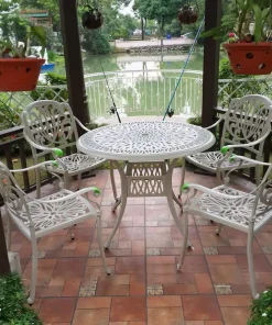 Bàn Ghế Nhôm Đúc Ngoài Trời BA-D90T