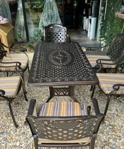 Bàn Ghế Nhôm Đúc Ngoài Trời