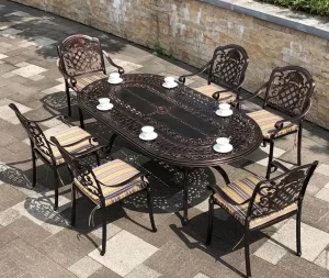 Bàn Ghế Sân Vườn Nhôm Đúc HOV-D180