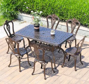 Bàn Ghế Nhôm Đúc Ngoài Trời BA-NĐ150