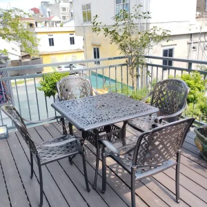 Bàn Ghế Sân Vườn Nhôm Đúc D90-HV