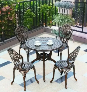 Bàn Ghế Sân Vườn Ngoài Trời D80