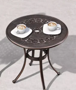 Bàn Ghế Nhôm Đúc Ngoài Trời D65 – GLCT