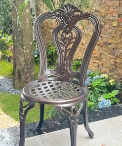 Bộ Bàn Ghế Sân Vườn Nhôm Đúc D175-8G