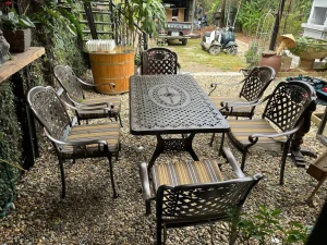 Bàn Ghế Nhôm Đúc Ngoài Trời BA-D150