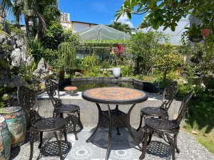 Bộ Bàn Ghế Sân Vườn Mặt Đá D84 4 ghế