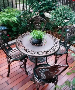 Bàn Ghế Sân Vườn T80-4G