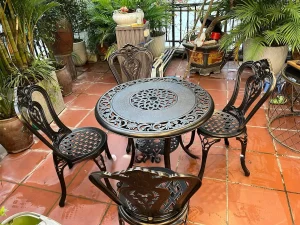 Bàn Ghế Sân Vườn T80-4G