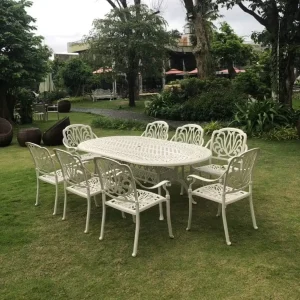 Bàn Ghế Nhôm Đúc Ngoài Trời BA-8G210