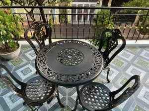 Bàn Ghế Sân Vườn T80-4G