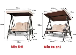 Ghế Xích Đu Sân Vườn Ngoài trời M2-03