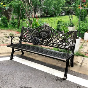 Bộ Bàn Ghế Công Viên Ngoài Trời Nhôm Đúc D102