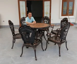 Bộ Bàn Ghế Sân Vườn Ngoài Trời D94