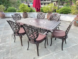 Bàn Ghế Sân Vườn Ngoài Trời D175 – 6GLCT