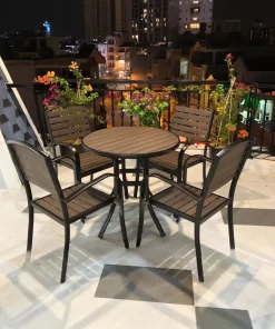 Bàn Ghế Ngoài Trời Composit D80