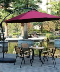 Dù Lệch Tâm Cong Tròn 3m