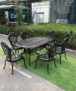 Bàn Ghế Ngoài Trời Nhôm Đúc TCD-D180