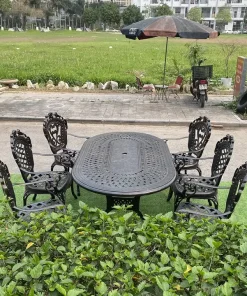 Bàn Ghế Ngoài Trời Nhôm Đúc TCD-D180