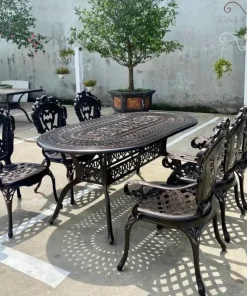 Bàn Ghế Ngoài Trời Nhôm Đúc TCD-D180