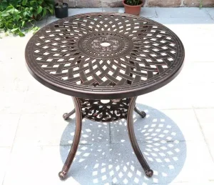 Bộ Bàn Ghế Nhôm Đúc Sân Vườn D78 6 Ghế