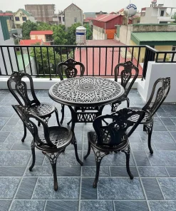 Bàn Ghế Sân Vườn Nhôm Đúc D90