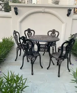 Bàn Ghế Sân Vườn Nhôm Đúc D90