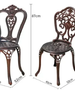 Bàn Ghế Sân Vườn Nhôm Đúc D90