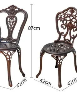 Bàn Ghế Sân Vườn Ngoài Trời Mặt Đá D94