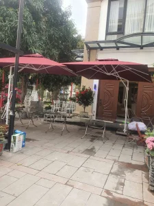 Ô dù lệch tâm vuông 3M màu đỏ