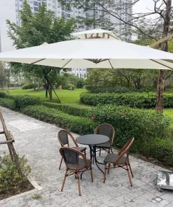 Dù lệch tâm tròn 3m hợp kim nhôm màu xanh