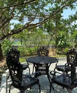 Bộ Bàn Ghế Sân Vườn Ngoài Trời D90 -GTCĐ