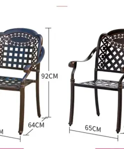 Bàn Ghế Sân Vườn Nhôm Đúc HOV-D180