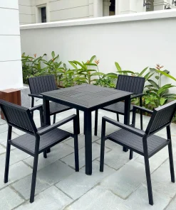 Bộ Bàn Ghế Sân Vườn Ngoài Trời HV-D80 Polywood