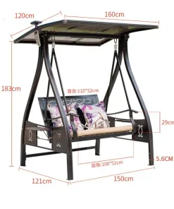 Xích Đu Ngoài Trời Nhập Khẩu 2 Chỗ MĐ-02
