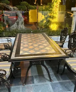 Bàn Ghế Sân Vườn Ngoài Trời Hợp Kim Nhôm