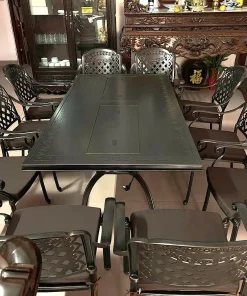 Bàn Ghế Sân Vườn Có Bếp Nướng LN-HCN-D205